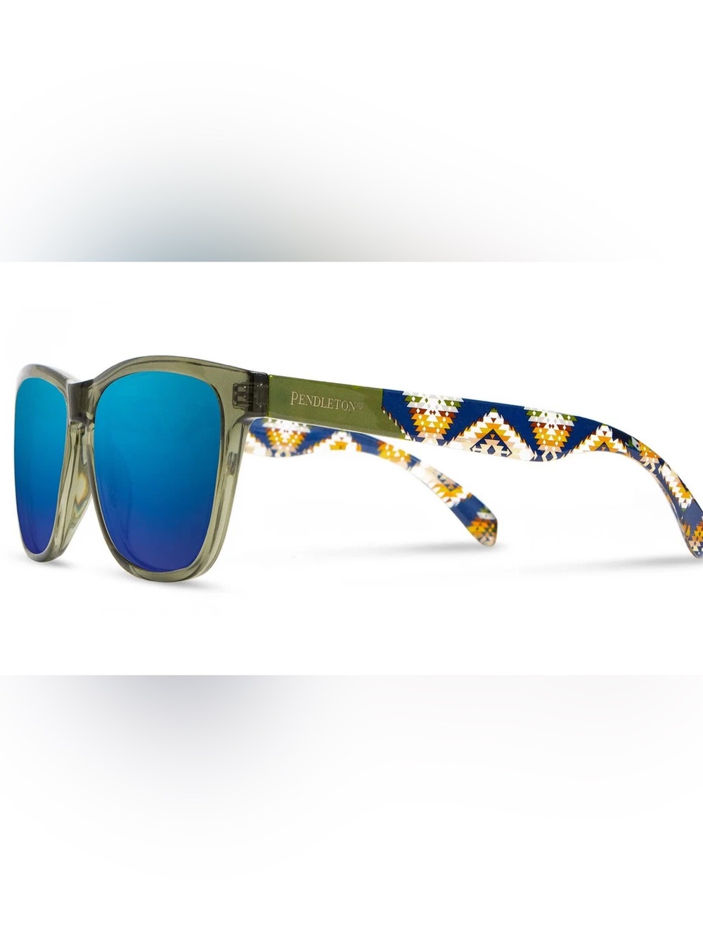 Pendleton Kegon Polarized Sunglasses / Emerald Crystal / Blue Mirror / BRAND NEW